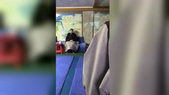 东天目山老菩萨预知时至站着往生