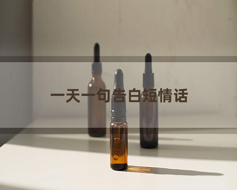 一天一句告白短情话