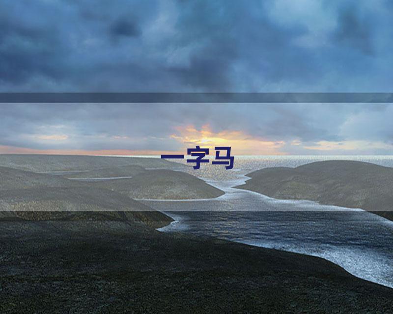 一字马