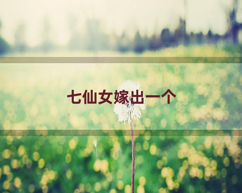 七仙女嫁出一个