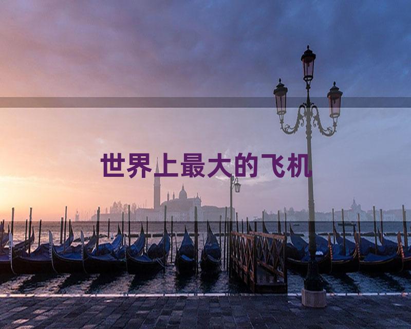 世界上最大的飞机