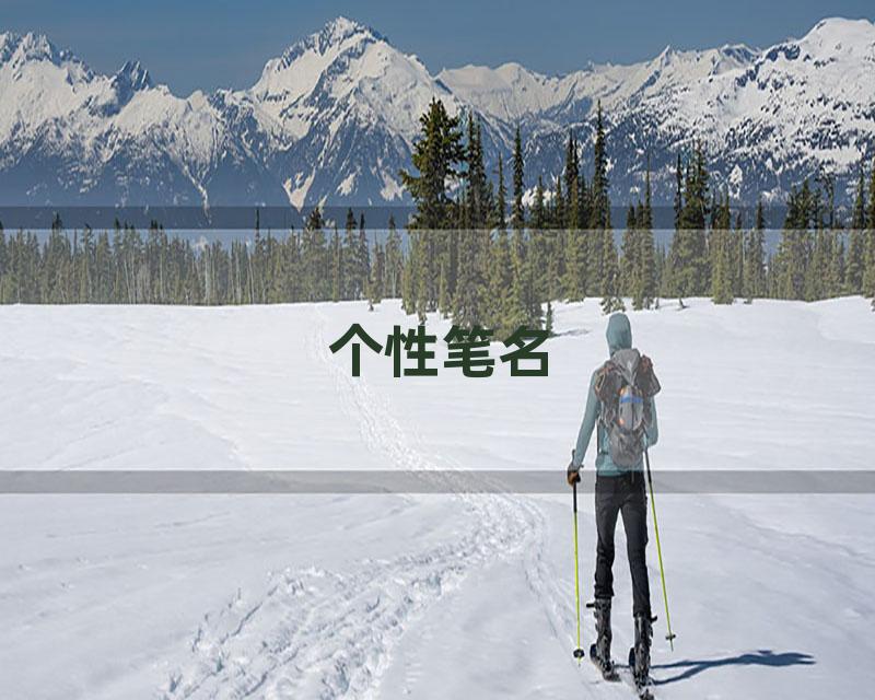 个性笔名
