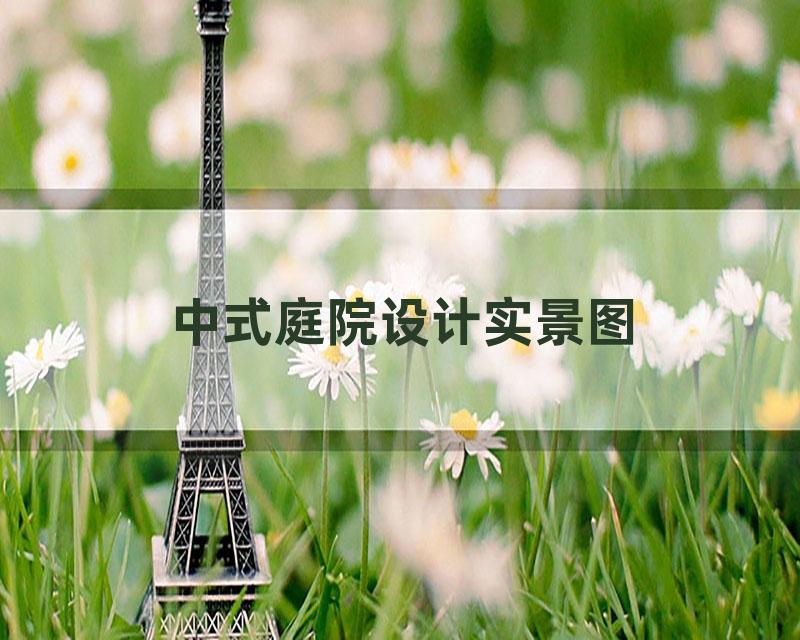 中式庭院设计实景图