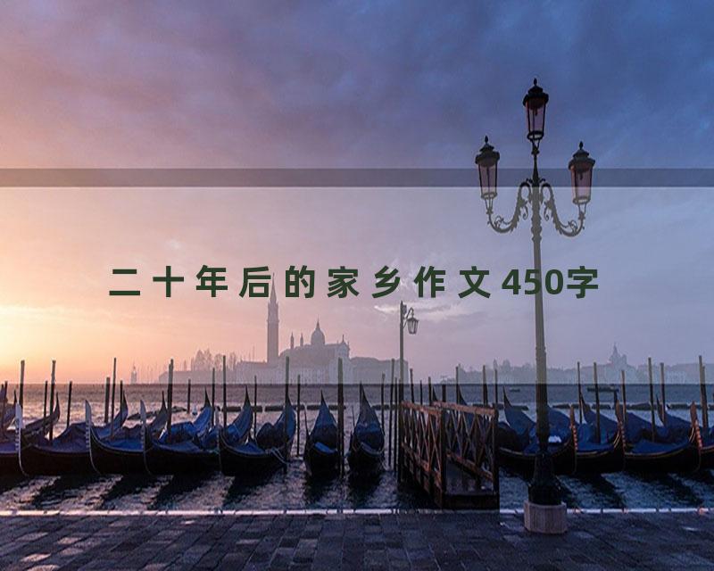 二十年后的家乡作文450字