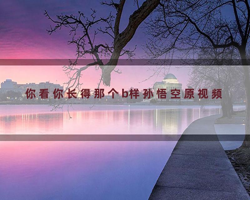 你看你长得那个b样孙悟空原视频