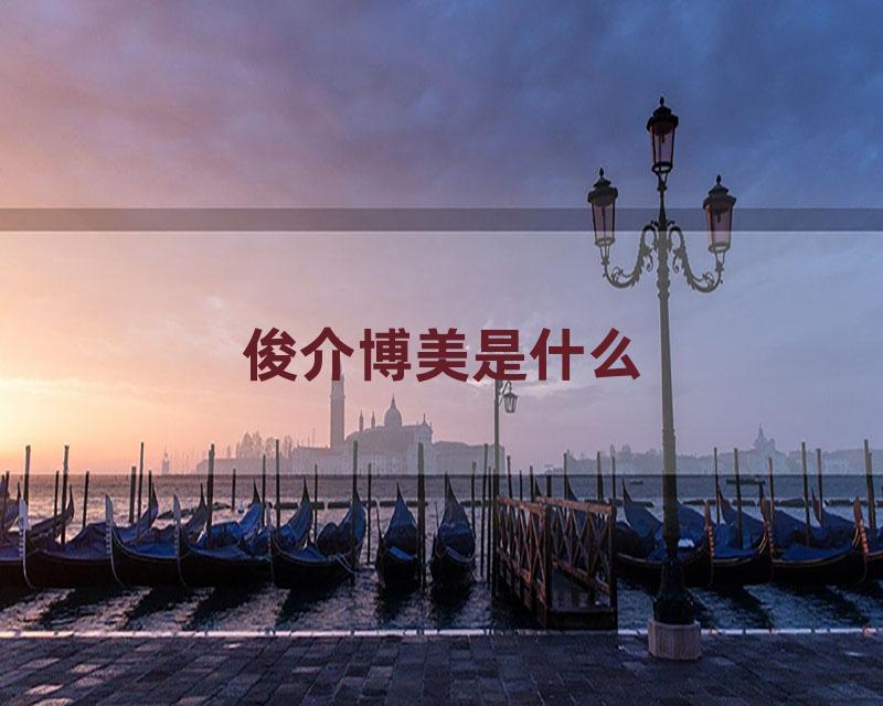 俊介博美是什么