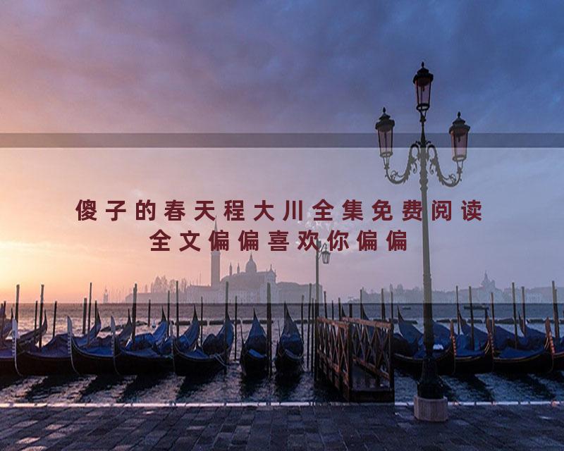 傻子的春天程大川全集免费阅读全文偏偏喜欢你偏偏