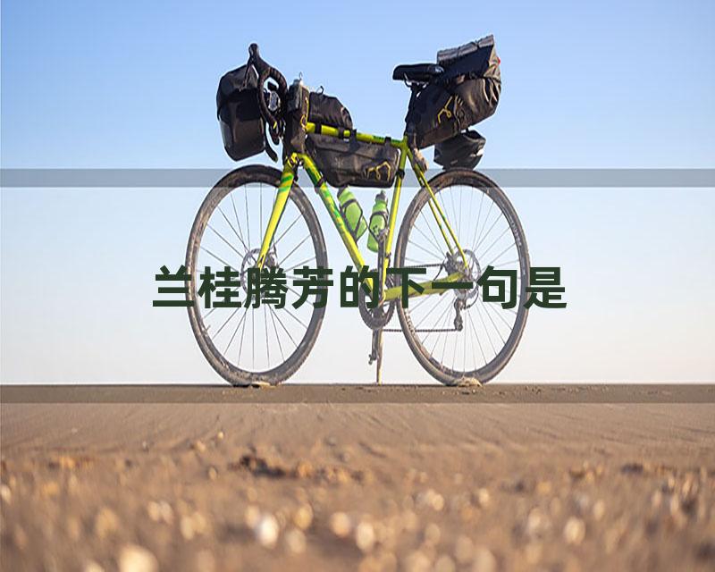 兰桂腾芳的下一句是