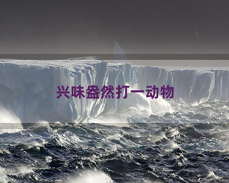 兴味盎然打一动物