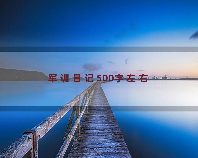 军训日记500字左右