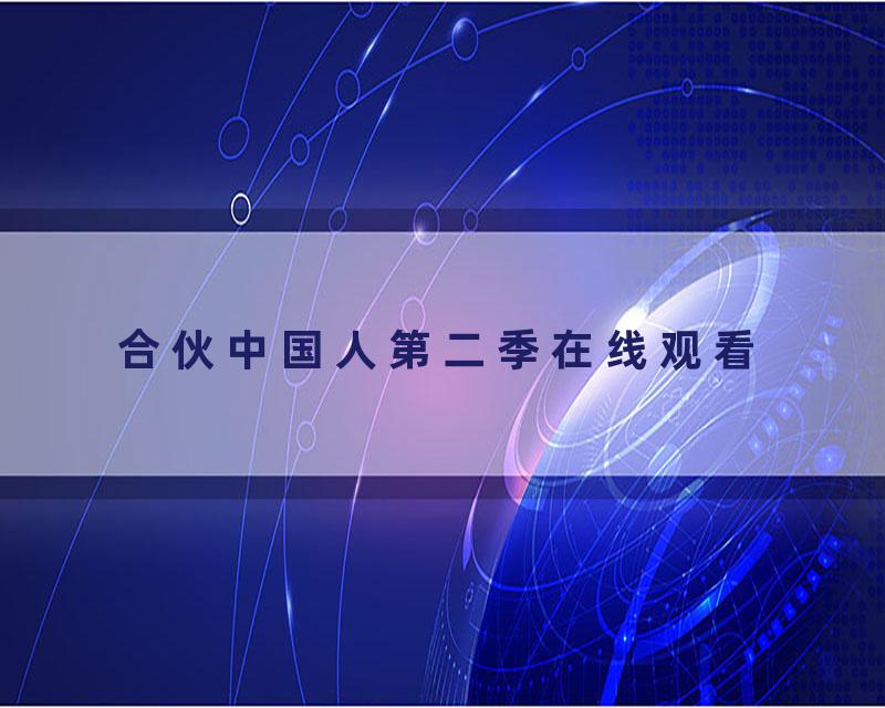 合伙中国人第二季在线观看
