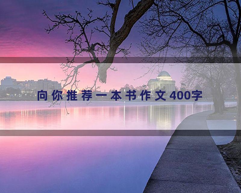 向你推荐一本书作文400字