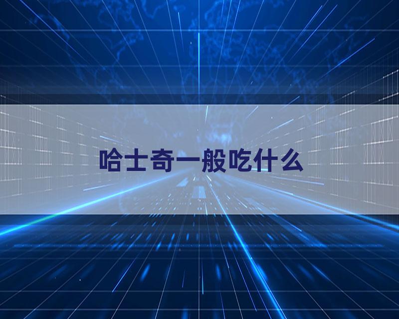 哈士奇一般吃什么