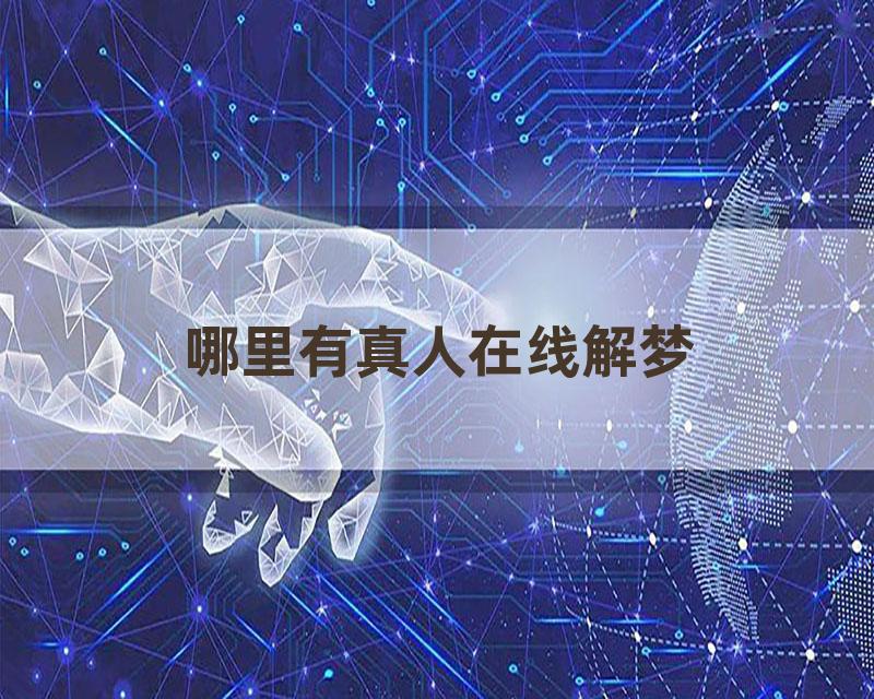 哪里有真人在线解梦