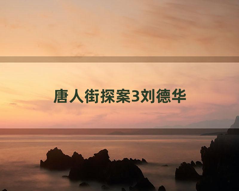 唐人街探案3刘德华