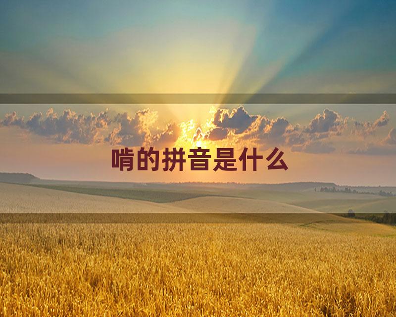 啃的拼音是什么