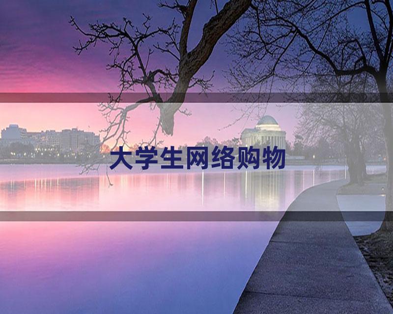 大学生网络购物