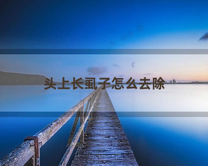 头上长虱子怎么去除