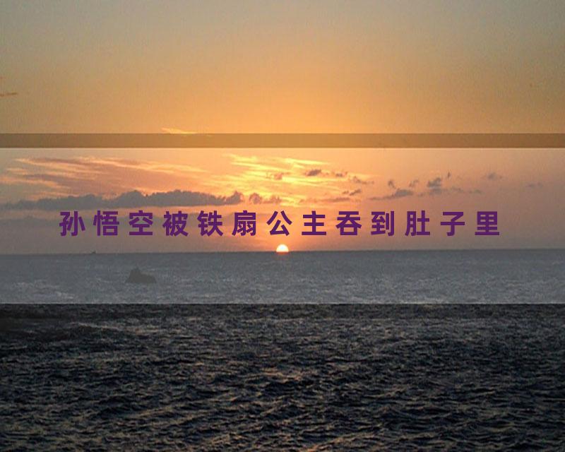 孙悟空被铁扇公主吞到肚子里