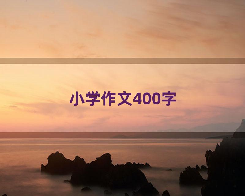 小学作文400字