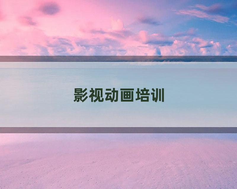 影视动画培训
