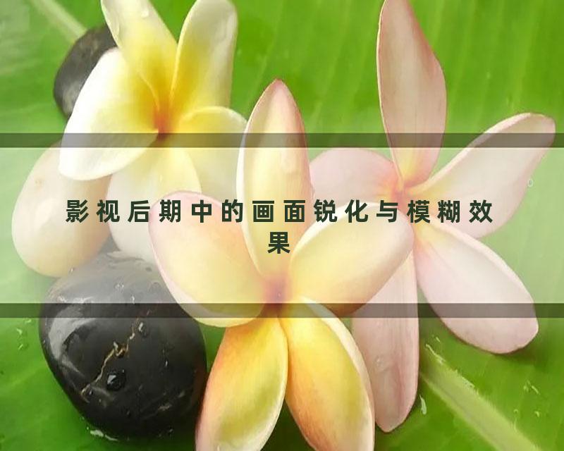 影视后期中的画面锐化与模糊效果