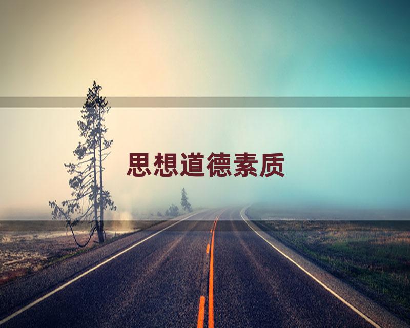 思想道德素质
