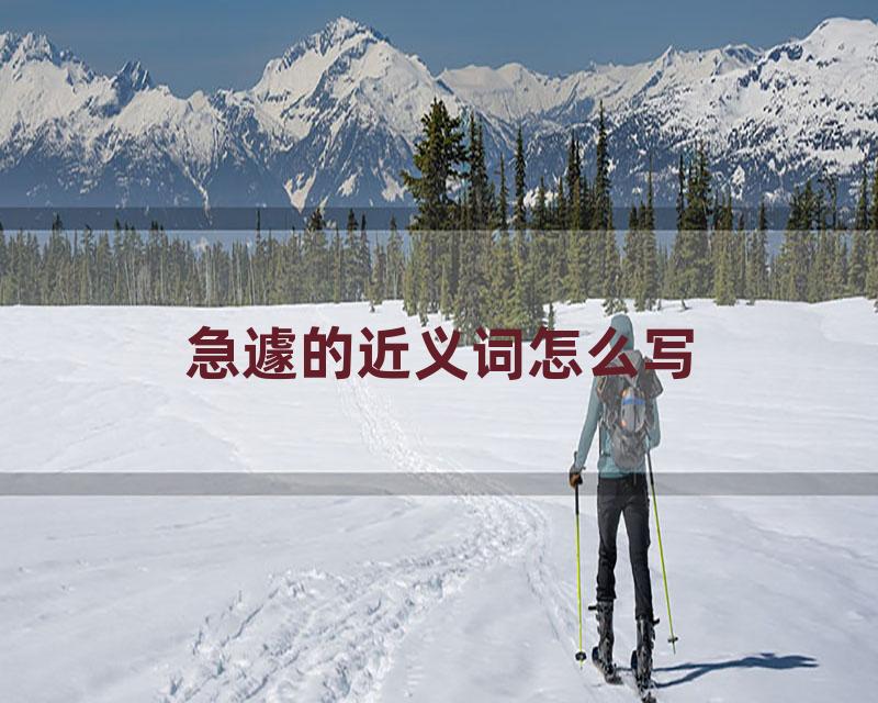 急遽的近义词怎么写