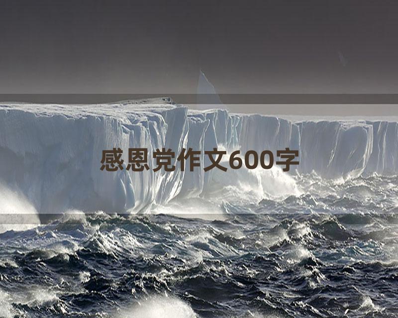 感恩党作文600字