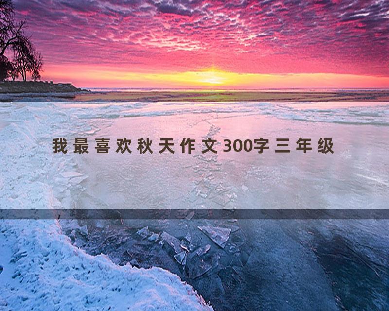 我最喜欢秋天作文300字三年级