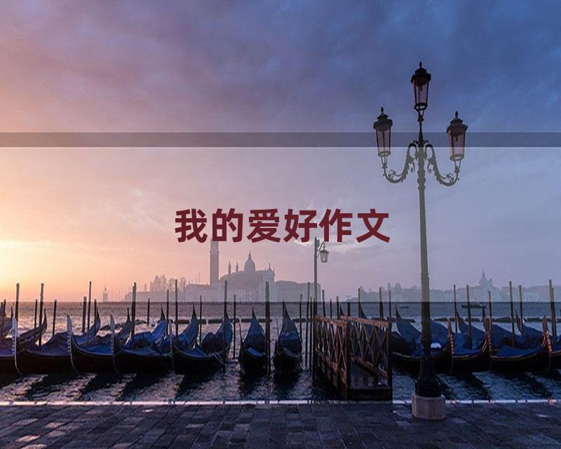 我的爱好作文