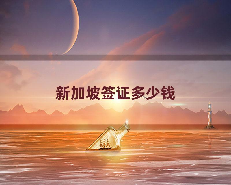 新加坡签证多少钱