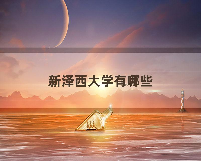 新泽西大学有哪些