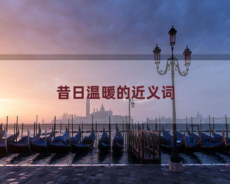 昔日温暖的近义词