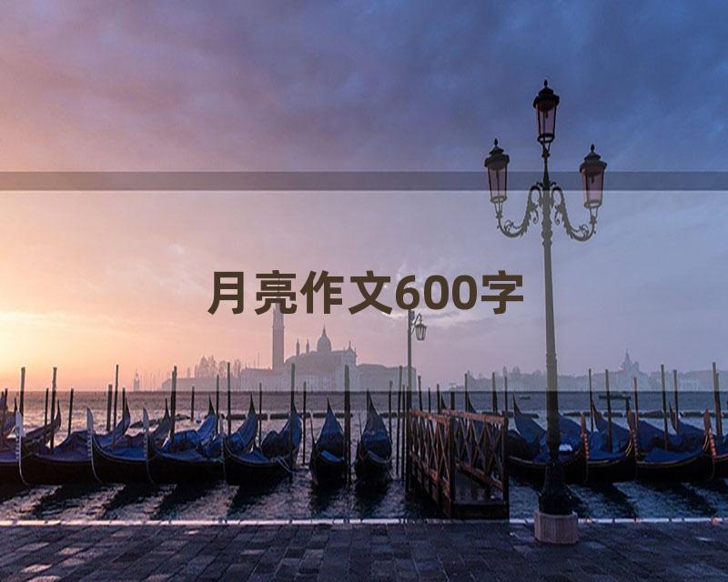 月亮作文600字
