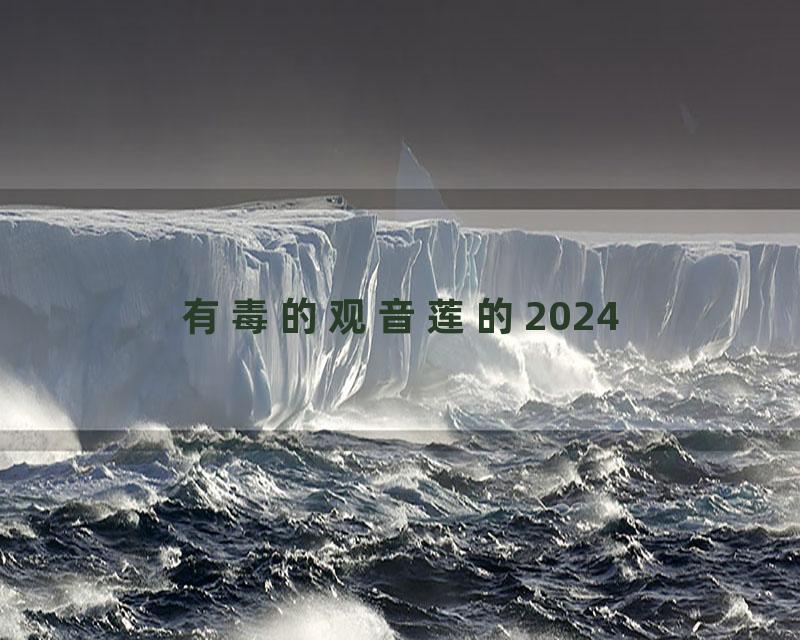 有毒的观音莲的2024