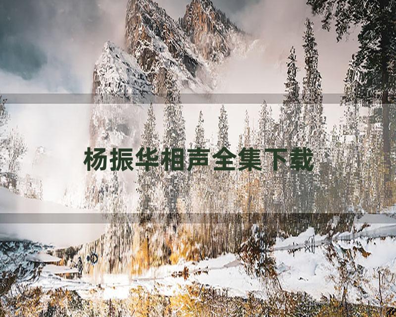 杨振华相声全集下载