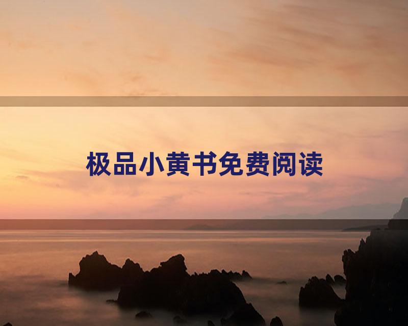 极品小黄书免费阅读