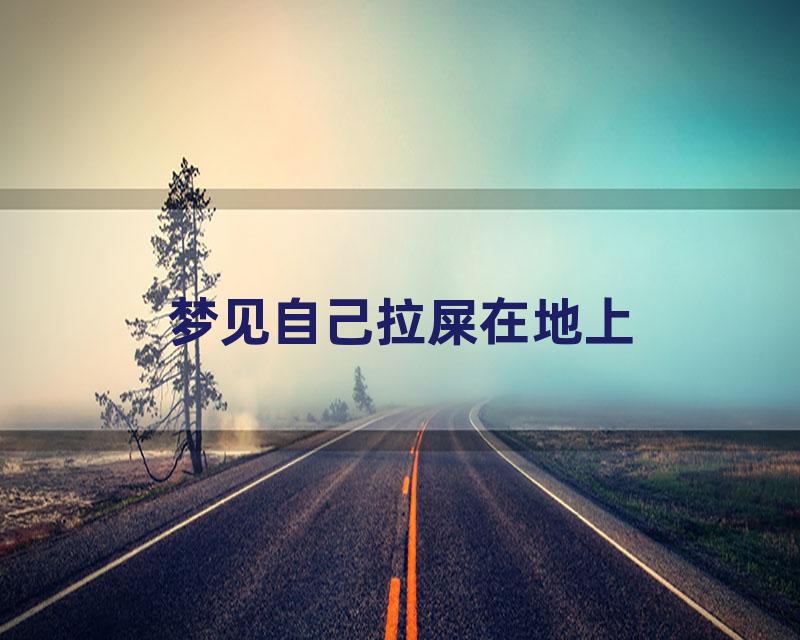 梦见自己拉屎在地上