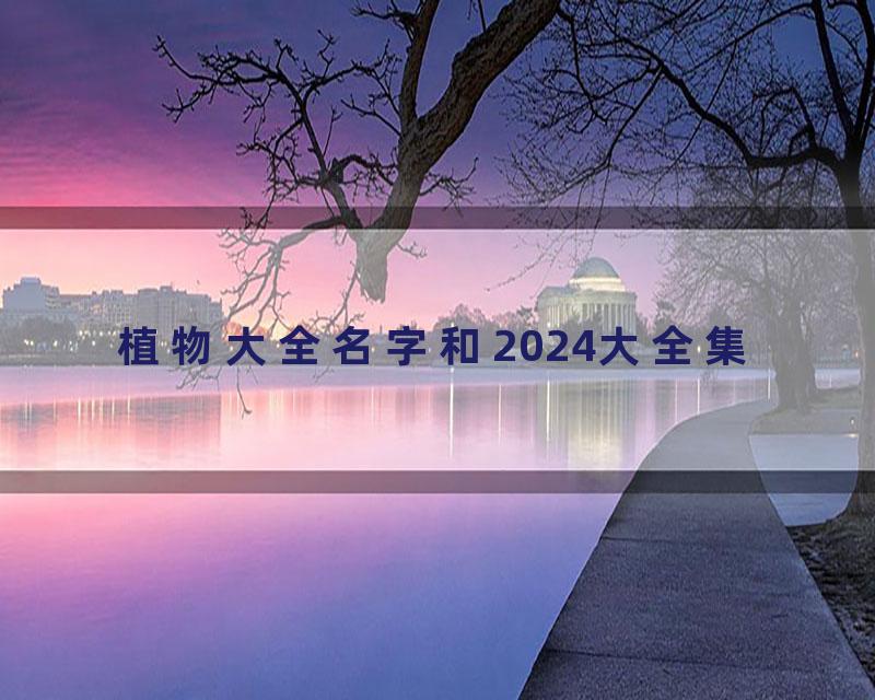 植物大全名字和2024大全集