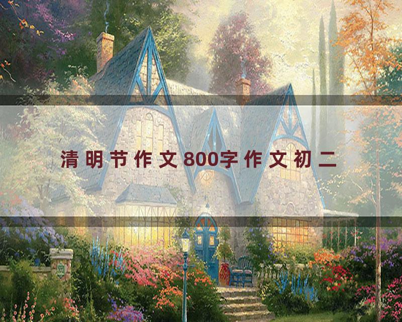 清明节作文800字作文初二