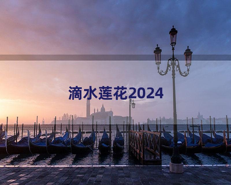 滴水莲花2024