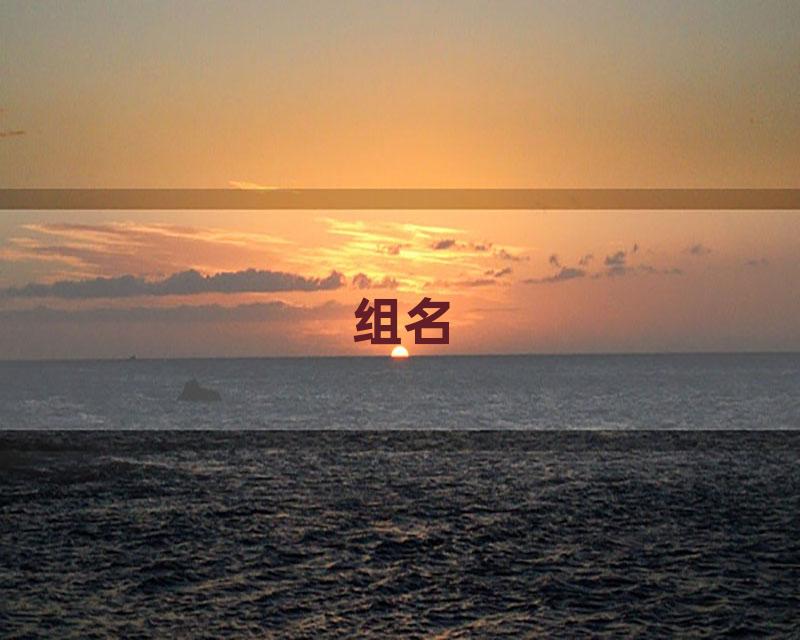 组名