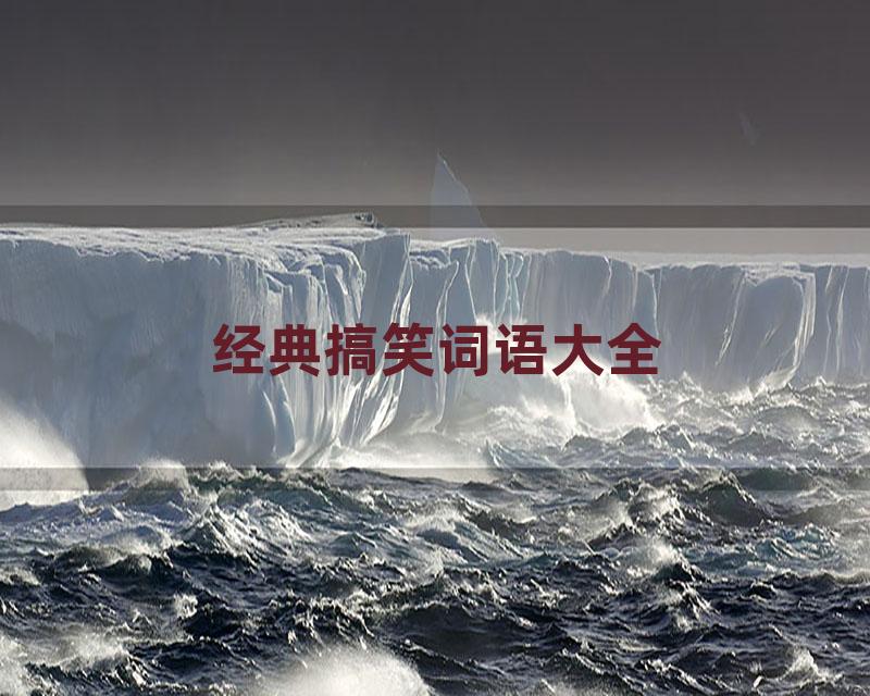 经典搞笑词语大全