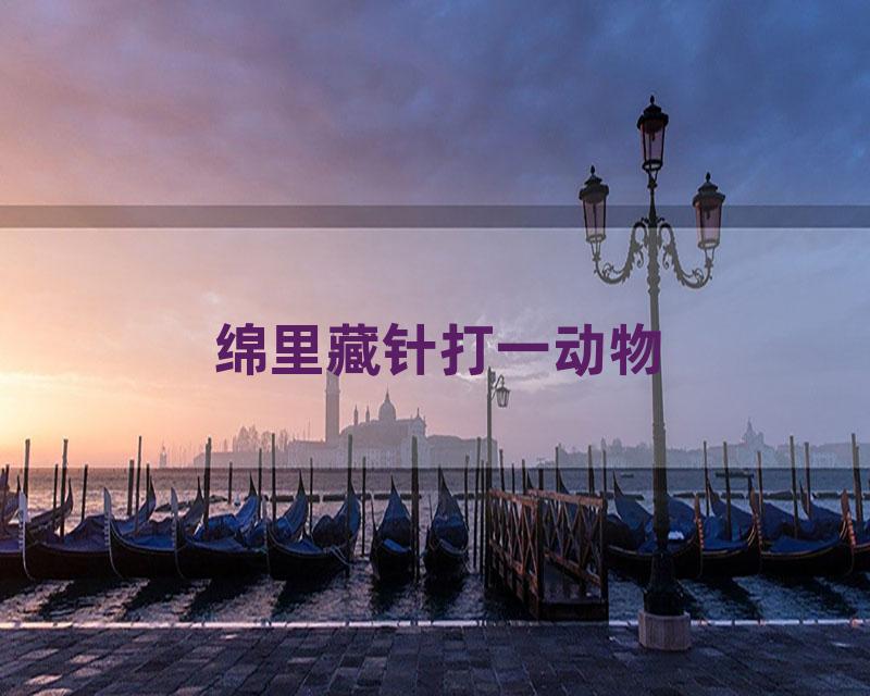 绵里藏针打一动物