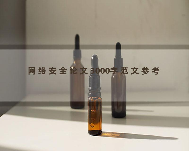 网络安全论文3000字范文参考