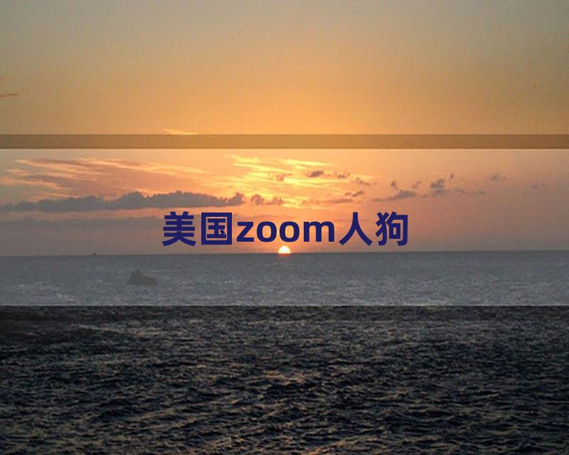 美国zoom人狗