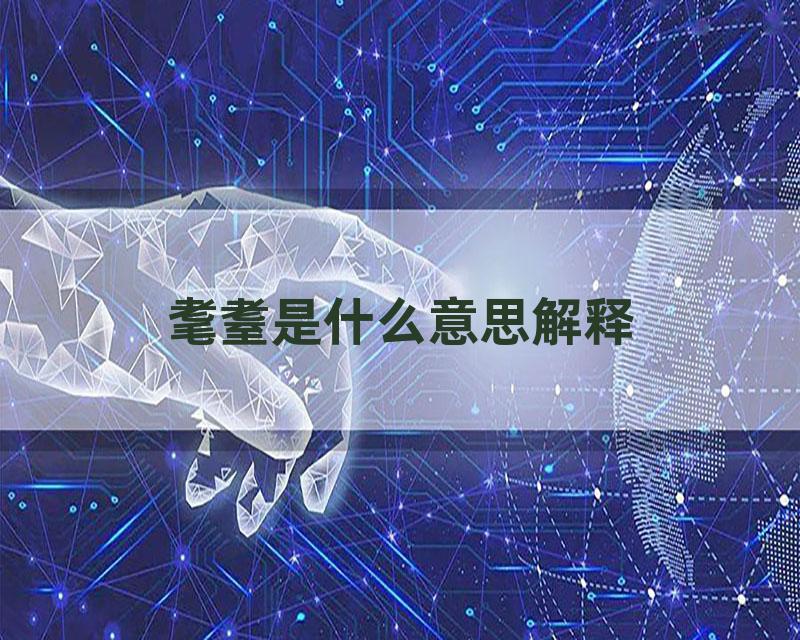 耄耋是什么意思解释