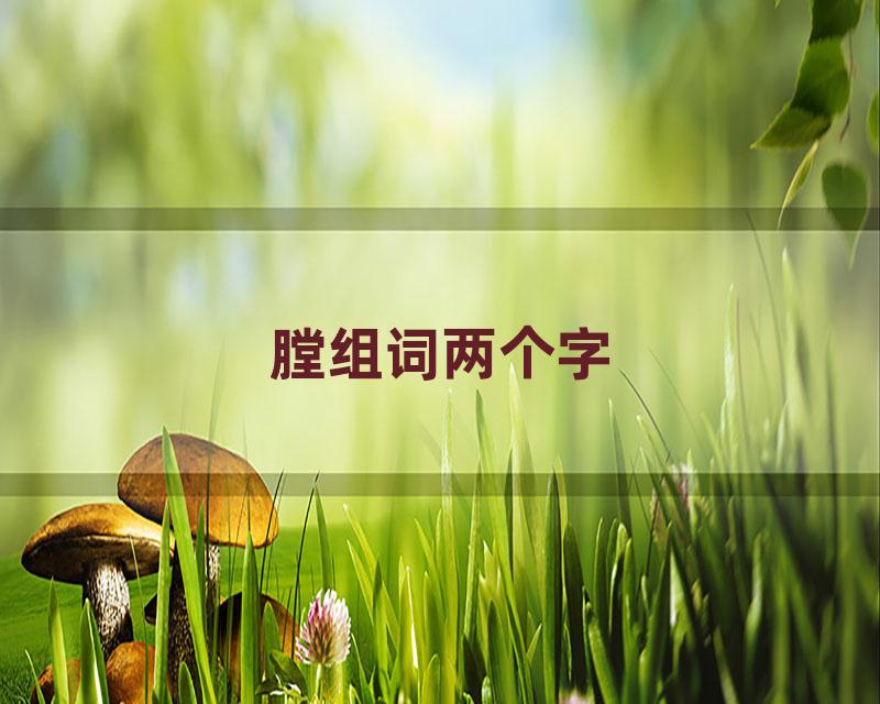 膛组词两个字