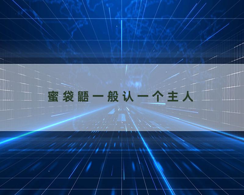 蜜袋鼯一般认一个主人